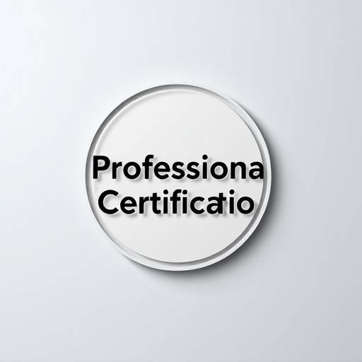 Logotipo de certificaäão profissional 2